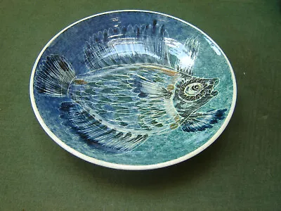 Buy Vintage Jo Lester Isle Of Wight Pottery Fish Design Round Dish Trinket 5¾  Bowl • 9.99£