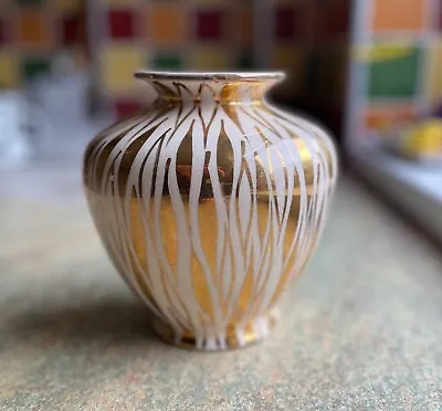 Buy Arthur Wood Gold Lustre Vase 4175 • 9.99£