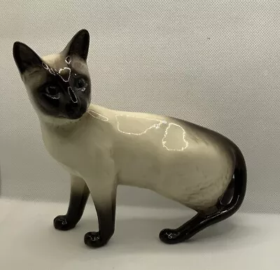 Buy Rare Standing Beswick Siamese Cat Porcelain In Excellent Condition  • 19.98£