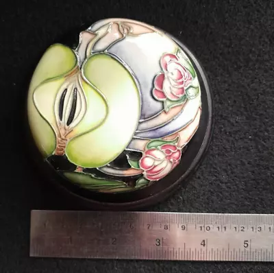 Buy MOORCROFT Large Paperweight GORGEOUS V RARE VINTAGE Apple In Wooden Base • 107£