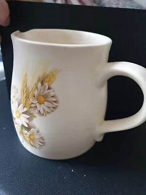 Buy Purbeck Ceramics Daisy Flower Wheat Milk Jug Swanage Made In England • 5.99£