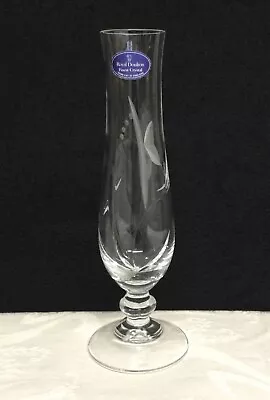 Buy Royal Doulton Finest Crystal Vase 21.5cm Tall • 6.99£