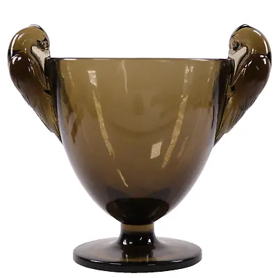 Buy Rene Lalique Vase Ornis Smoked Birds Marcilhac 976 Vase Circa 1926 • 900£