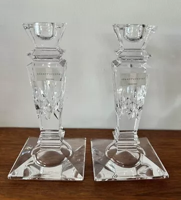 Buy Pair Of Lovely  - Stuart Crystal  - Glass Candlesticks/Holders • 25.50£