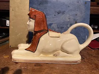 Buy Vintage Tony Wood Staffordshire Pottery Egyptian Sphinx Teapot • 20£