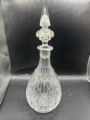 Buy Antique Very Pretty Cut Glass Drink Decanter  • 18.99£
