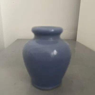 Buy Vintage Stoneware Ronuk Blue Pot • 5£