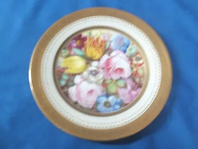 Buy Cauldon 1904-20 -cuthbert Gresley Hand Painted Cabinet Plate  -fabulous Cond! • 65£