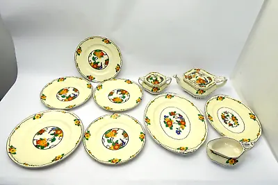 Buy W.H. Grindley & Co Sheraton Ivory England Gravy Platter Plates Bowls Teapot • 60.72£