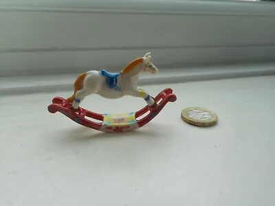 Buy Rocking Horse Pony - Beautiful Quality  Pottery Miniature Rocking Horse  • 5.30£