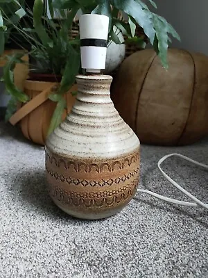 Buy Vintage KP Pottery Lamp Mid Century 1970's Broadstairs Textured Modernist Spares • 38.99£