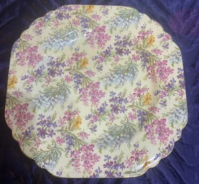 Buy (6) Square Luncheon Plates - Heather By Lord Nelson Ware Excellent Condition • 142.25£