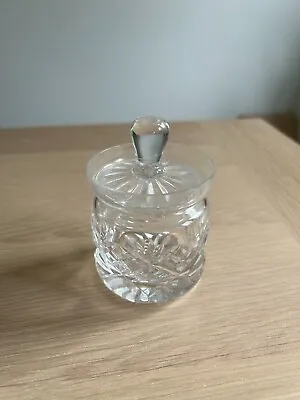 Buy Beautiful Cut Crystal Glass Preserve Jar And Lid • 6.50£