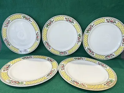 Buy Vintage Adams Of London Normandy Side Plate 7 Inches X5 A4301 • 64£