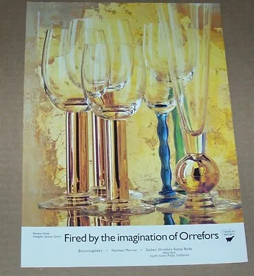 Buy 1994 Print Ad - Orrefors Crystal Glass Noble Glassware Gunner Gyren Advertising • 6.64£