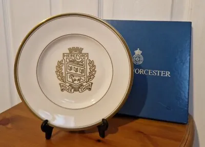 Buy Vintage Royal Worcester Commemorative Display Plate Hereford Police Choir Boxed • 28£