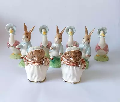 Buy Beswick ~ Beatrix Potter    BP9b Gold Stamp ~ LOT Of 9 . ALL PERFECT • 50£