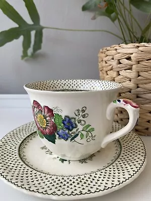 Buy Vintage Masons Paynsley Green China Teacup And Saucer • 5£