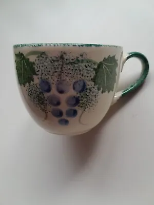 Buy Poole Pottery Vineyard Design 9 Cm X 8.25 Cm Tea Cup  • 6£