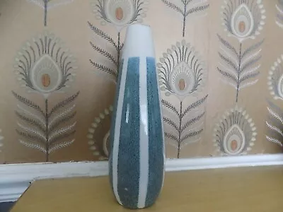 Buy Vintage West German Scheurich Keramik Vase 106/25 Blue Speckled Lava Glaze 9.5  • 29.99£