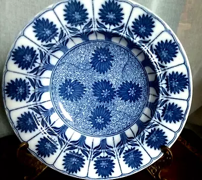 Buy Antique Collectible Minton Plate China Aster Flow Blue England • 19£