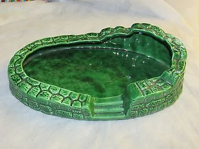 Buy **LOOK** Superb DARTMOUTH POTTERY 189 Green Stepped Display Stand Floral Etc • 20.99£