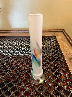 Buy Vintage Retro 1970's Chinese Dalian Glass 'Snowflake' Coloured  Vase • 19.99£