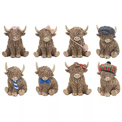 Buy Happy Highland Cow Ornament Gift Boxed • 10.99£
