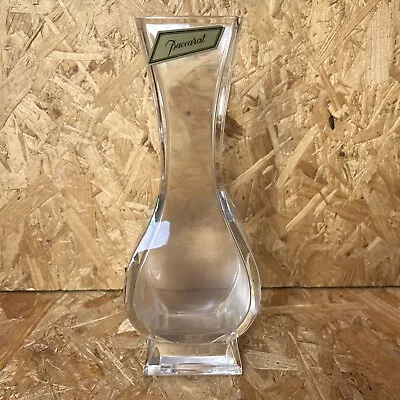 Buy Vintage Baccarat Clear Glass Crystal Lotus Vase 10  25cm • 99£