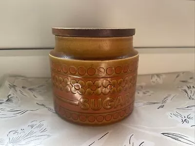 Buy Vintage Hornsea Pottery Saffron Lidded Sugar Storage Jar 1972 • 18.99£