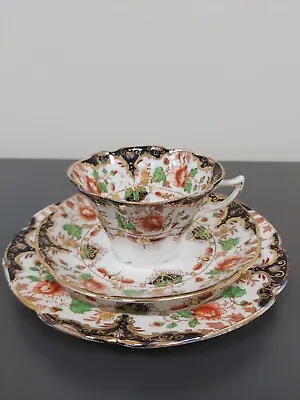 Buy Victorian Dresden Style Duchess China Tea Cup, Saucer And Plate, Dated 1906 • 38£
