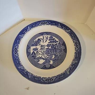 Buy Vintage Royal China Willow Ware Blue Willow Ceramic China 13  Platter • 46.30£