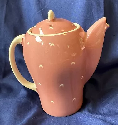 Buy Susie Cooper Kestrel 5  Teapot Pink Half Moon Crown Works Burslem England • 75.85£