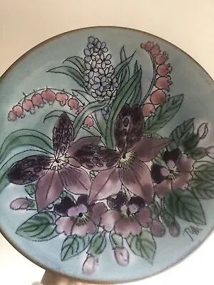 Buy Chelsea Pottery Dish Charger  By Joyce Morgan Studio Flowers Cottage Garden • 14.99£