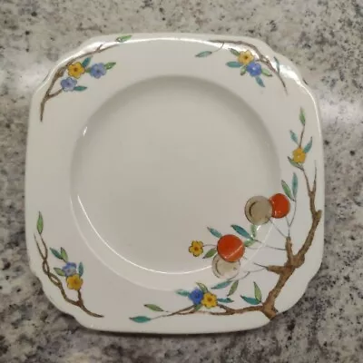 Buy Tuscan China Side Plate Sandwich Plate Plant Design Flowers Tree Blue Yellow Ora • 8.49£