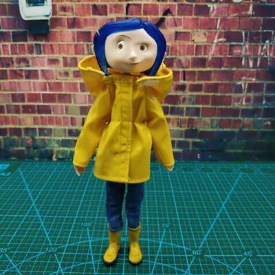 Buy Movie Coraline Bendy Fashion Doll In Raincoat And Boots Caroline Figure Toy Gift • 18.05£
