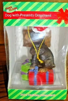 Buy Walmart 2012 Paws Claus Dog W/Presents Holiday Christmas Tree Ornament Decor 595 • 9.50£