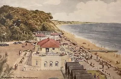 Buy Old Postcard Bournemouth Branksome Chine Quinton No 3904 Unposted • 0.99£