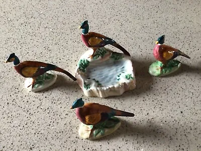 Buy RARE COLLECTION BESWICK Pheasants Including PIN TRAY Plus Three Pheasants 1970’s • 55£