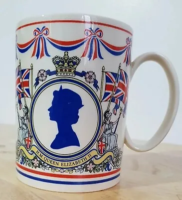 Buy Vintage Wedgwood 1952/1977 HM Queen Elizabeth II Silver Jubilee Tea Mug 0.65L  • 12£