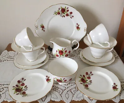Buy Vintage Mismatched Duchess Bone China Tea Set For Four Vgc • 15£