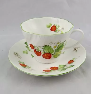 Buy Queens Rosina China Virginia Strawberry Cup & Saucer Multiple Available England • 20.79£