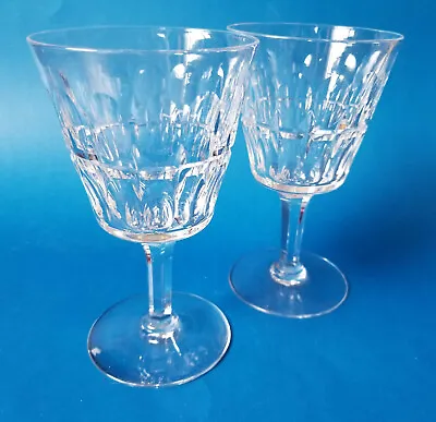 Buy Stuart Crystal Clifton Park Water Goblet Wine Glass Stemware Pair Of 2 • 31.29£