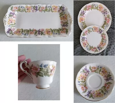 Buy UNUSED Vintage Paragon Country Lane Bone China Tableware Plates Cups Saucers Etc • 7£