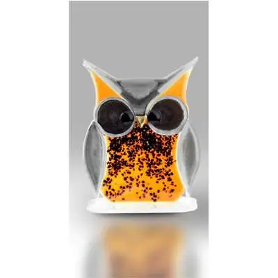 Buy Nobile Glassware Glass Owl Ornament - Brown 16cm Owl-b-s • 35.95£