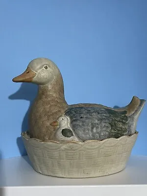 Buy Shelf Pottery Halifax - Duck / Bird Basket Hoder Nest - Studio Pottery • 29.95£