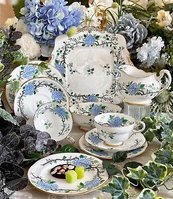 Buy Antique Paragon Star Part Tea Set: Two Teacups & Saucers; Plates; Milk & Sugar • 65£