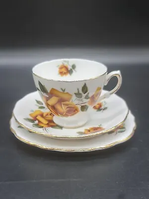 Buy Royal Vale Trio Cup Saucer Plate Floral Bone China Made In England • 9.89£