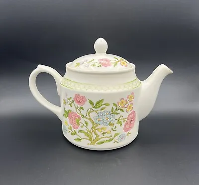 Buy Vintage Sadler Mandarin Pattern Tea Pot Floral Botanical Cream Pink Green • 17.50£
