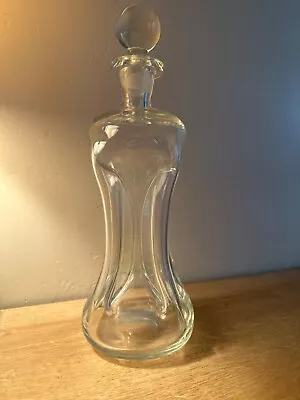 Buy Holmegaard Kluk Kluk Decanter Bottle W/Stopper 13” Vintage Hourglass Danish • 81.52£